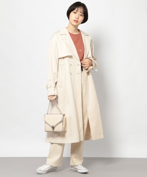 PAGEBOY（ページボーイ）の「プチロゴポケットBIGTEE（Tシャツ/カットソー・レディース・ブラック/オフホワイト/テラコッタ・FREE）」の14枚目の写真