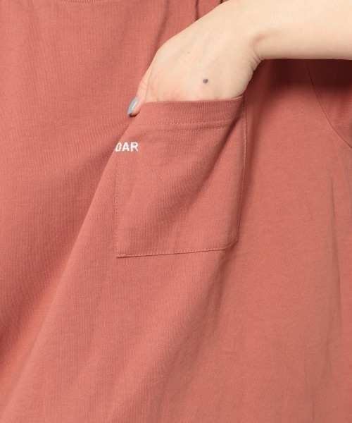 PAGEBOY（ページボーイ）の「プチロゴポケットBIGTEE（Tシャツ/カットソー・レディース・ブラック/オフホワイト/テラコッタ・FREE）」の15枚目の写真