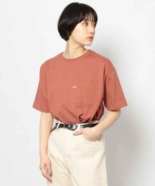 PAGEBOY（ページボーイ）の「プチロゴポケットBIGTEE（Tシャツ/カットソー・レディース・ブラック/オフホワイト/テラコッタ・FREE）」の17枚目の写真