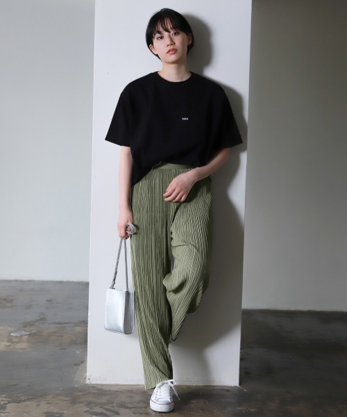 PAGEBOY（ページボーイ）の「プチロゴポケットBIGTEE（Tシャツ/カットソー・レディース・ブラック/オフホワイト/テラコッタ・FREE）」の20枚目の写真