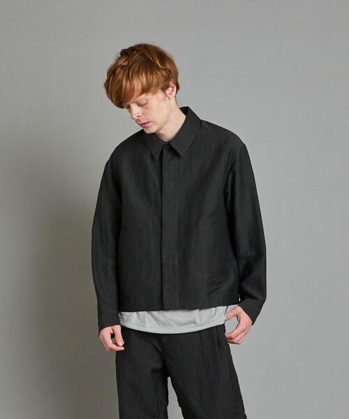 Steven Alan(スティーブンアラン)の「<STILL BY HAND> W/L SHORT BLOUSON/ブルゾン □□(ブルゾン・メンズ・ナチュラル/ダークグレー・48/46)」の1枚目の写真