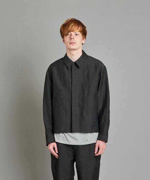 Steven Alan(スティーブンアラン)の「<STILL BY HAND> W/L SHORT BLOUSON/ブルゾン □□(ブルゾン・メンズ・ナチュラル/ダークグレー・48/46)」の3枚目の写真