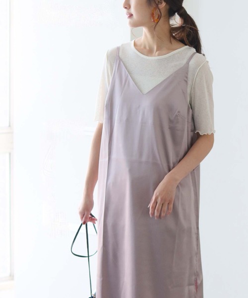HER CLOSET(ハークローゼット)の「【HER CLOSET】シアーハーフスリーブバックスリットカットソー(Tシャツ/カットソー・レディース・ブラック/アイボリー・M)」の7枚目の写真