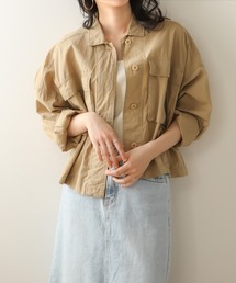 【WEB限定】軽量ヴィンテージ加工ショートジャケット