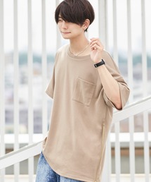 anown | WリングジップポンチビッグT【ファッションインフルエンサー KEI×anown 限定コラボ】(Tシャツ/カットソー)