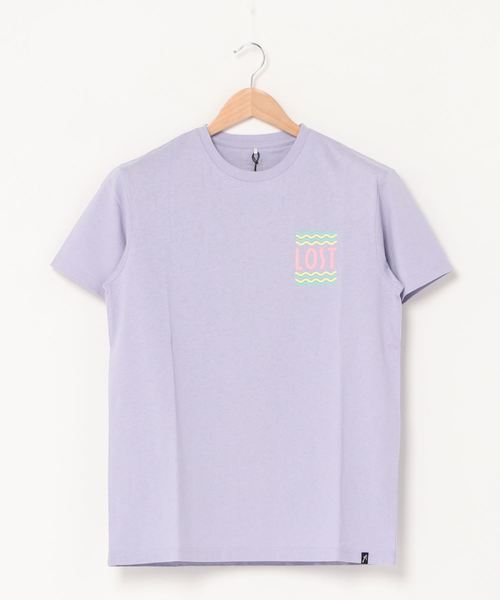 lost(ロスト)の「ロスト WAVE CLUB L20SM-A 半袖Tシャツ(Tシャツ/カットソー・レディース・ホワイト/ブラック/パープル・M/L/XL)」の3枚目の写真