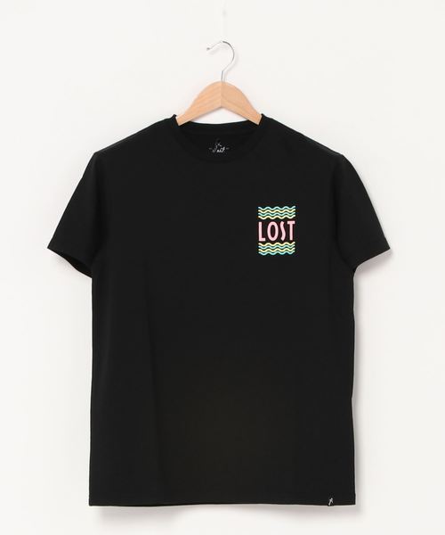 lost(ロスト)の「ロスト WAVE CLUB L20SM-A 半袖Tシャツ(Tシャツ/カットソー・レディース・ホワイト/ブラック/パープル・M/L/XL)」の2枚目の写真