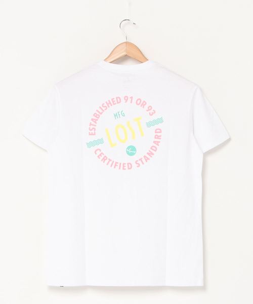 lost(ロスト)の「ロスト WAVE CLUB L20SM-A 半袖Tシャツ(Tシャツ/カットソー・レディース・ホワイト/ブラック/パープル・M/L/XL)」の4枚目の写真