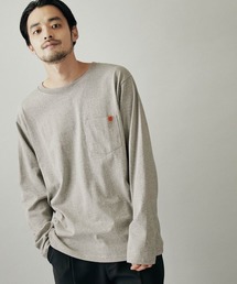 UNIVERSAL OVERALL/ユニバーサルオーバーオール POCKET LONG-TEE ポケット付き長袖カットソー