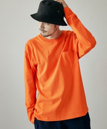 UNIVERSAL OVERALL/ユニバーサルオーバーオール POCKET LONG-TEE ポケット付き長袖カットソー