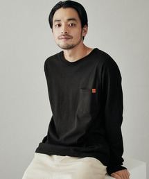 UNIVERSAL OVERALL | UNIVERSAL OVERALL/ユニバーサルオーバーオール POCKET LONG-TEE ポケット付き長袖カットソー(Tシャツ/カットソー)