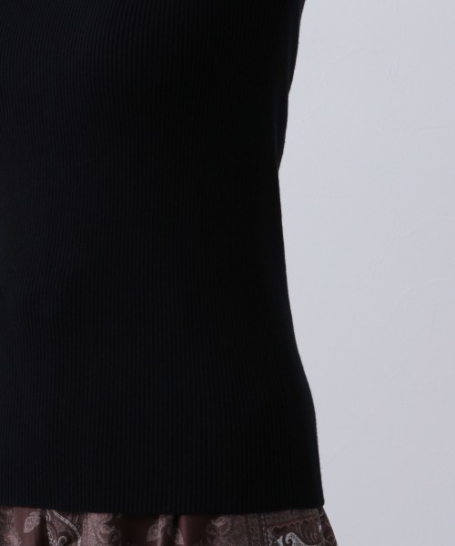 PAGEBOY（ページボーイ）の「クルーリブニット（ニット/セーター・レディース・ライラック/ブラック/ブラウン/オフホワイト・FREE）」の15枚目の写真