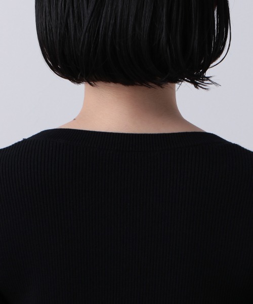 PAGEBOY（ページボーイ）の「クルーリブニット（ニット/セーター・レディース・ライラック/ブラック/ブラウン/オフホワイト・FREE）」の16枚目の写真