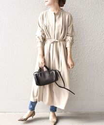 SHIPS | 【手洗い可能】フェイクスエード羽織りワンピース◆(ワンピース)