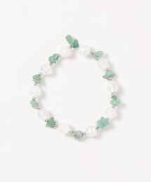 【岩座】＜五月 皐月＞産石×さざれ石ブレスレット アベンチュリン