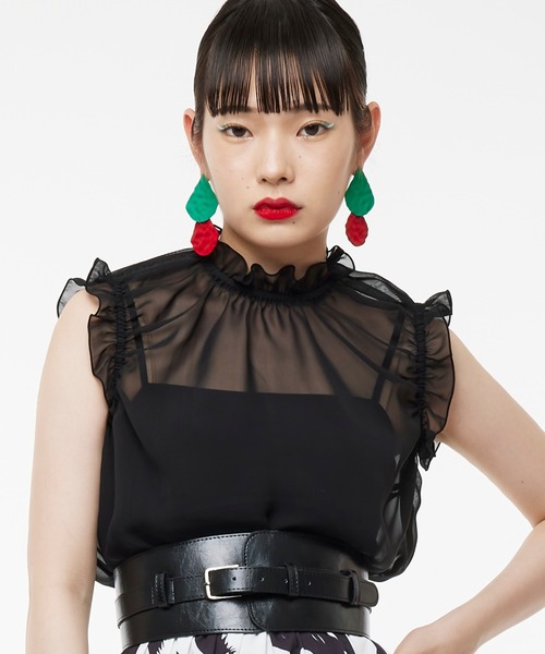 Narcissus（ナルシス）の「【Narcissus】コルセットベルト（ベルト・レディース・ブラック・FREE）」の4枚目の写真