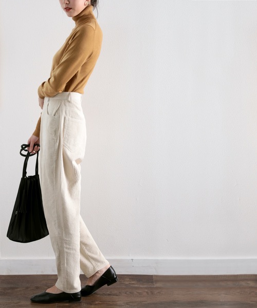 classicalelf（クラシカルエルフ）の「バルーンテーパード無地パンツ(フルレングス)（その他パンツ・レディース・ベージュ/アイボリー/モカ/チャコール・SMALL/MEDIUM/LARGE/X-LARGE）」の11枚目の写真