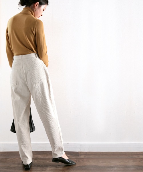 classicalelf（クラシカルエルフ）の「バルーンテーパード無地パンツ(フルレングス)（その他パンツ・レディース・ベージュ/アイボリー/モカ/チャコール・SMALL/MEDIUM/LARGE/X-LARGE）」の9枚目の写真