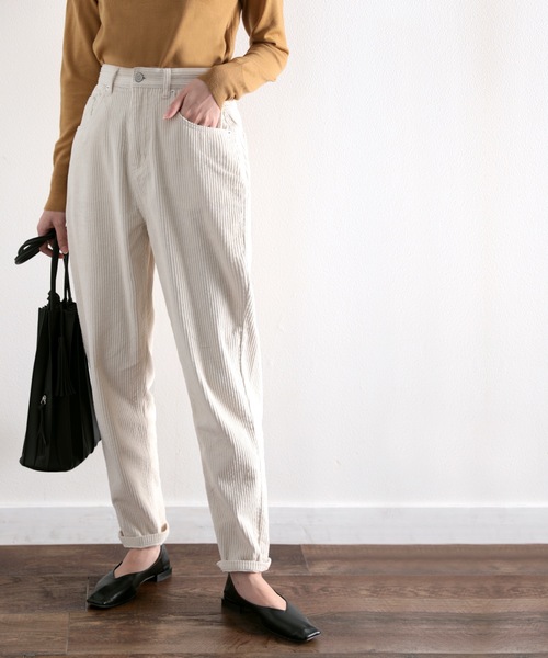 classicalelf（クラシカルエルフ）の「バルーンテーパード無地パンツ(フルレングス)（その他パンツ・レディース・ベージュ/アイボリー/モカ/チャコール・SMALL/MEDIUM/LARGE/X-LARGE）」の16枚目の写真