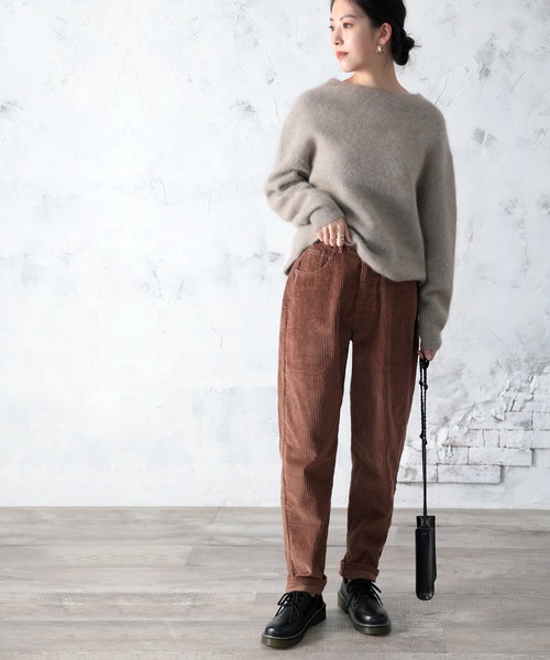 classicalelf（クラシカルエルフ）の「バルーンテーパード無地パンツ(フルレングス)（その他パンツ・レディース・ベージュ/アイボリー/モカ/チャコール・SMALL/MEDIUM/LARGE/X-LARGE）」の20枚目の写真