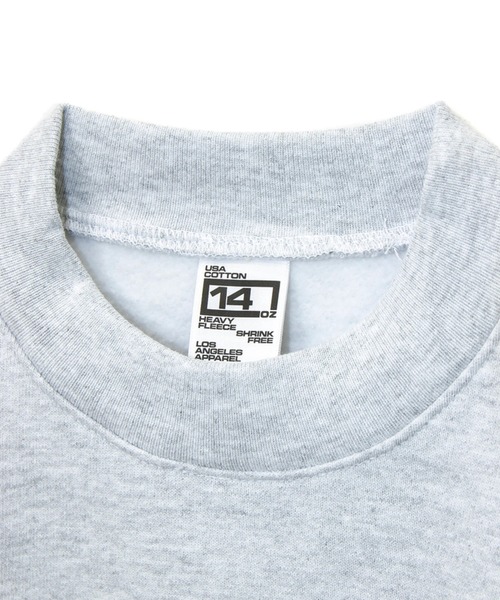 LOS ANGELES APPAREL(ロサンゼルスアパレル)の「Los Angeles Apparel/ロスアンジェルスアパレル Heavy Fleece Crew Neck Sweatshirt(スウェット・メンズ・ネイビー/グレー/ブラック・LARGE/MEDIUM/X-LARGE)」の15枚目の写真