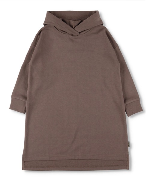 BRANSHES(ブランシェス)の「【WEB限定】パーカーワンピース(ワンピース・キッズ・ラベンダー/ライトベージュ/チャコールグレー/ブラウン・100cm/130cm/150cm/110cm/120cm/140cm)」の2枚目の写真