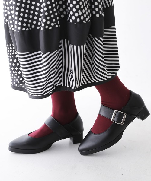 N Orlabel ノアールレーベル の ベルトストラップヒールパンプス パンプス Wear