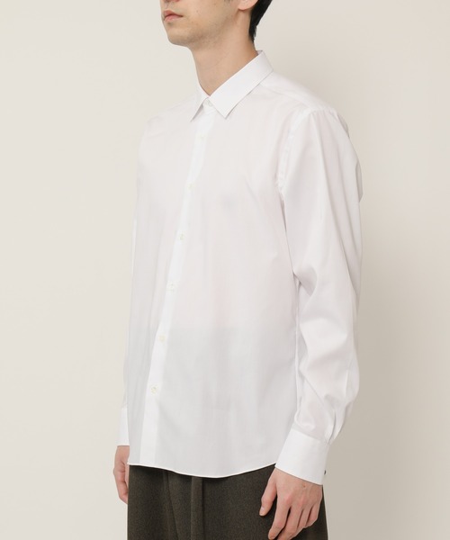 KASHIYAMA（カシヤマ）の「ショートポイントレギュラーロングスリーブ　ロイヤルオックス　カジュアルテイルシャツ（シャツ/ブラウス・メンズ・ネイビー/ホワイト・マルチサイズ）」の6枚目の写真