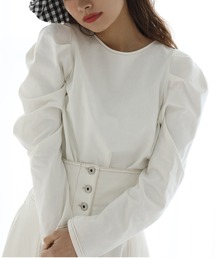 one after another NICE CLAUP | カットデニムトップス(Tシャツ/カットソー)