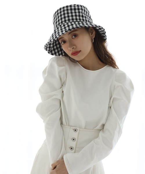 one after another NICE CLAUP（ワンアフターアナザーナイスクラップ）の「カットデニムトップス（Tシャツ/カットソー・レディース・ブラック/オフホワイト/インディゴブルー・FREE）」の15枚目の写真