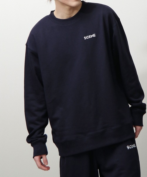 scene（シーン）の「【SCENE / シーン】 胸ワンポイントスウェット
