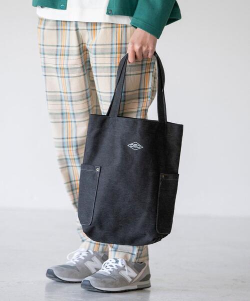 coen（コーエン）の「キャンバスロゴトートバッグ（トートバッグ・メンズ・オフホワイト/ブラック・FREE）」の5枚目の写真