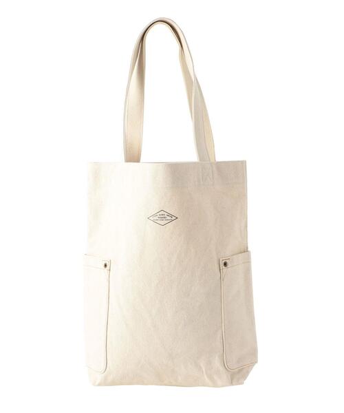 coen（コーエン）の「キャンバスロゴトートバッグ（トートバッグ・メンズ・オフホワイト/ブラック・FREE）」の6枚目の写真