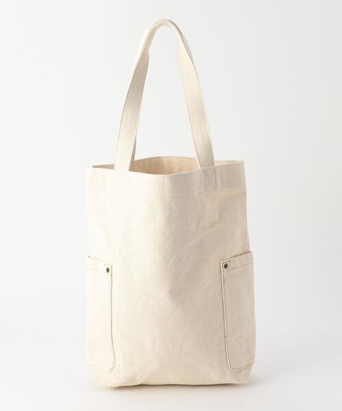 coen（コーエン）の「キャンバスロゴトートバッグ（トートバッグ・メンズ・オフホワイト/ブラック・FREE）」の10枚目の写真