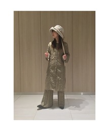 カシラ YAMABIKO UV&WASH ハット　CA4LA 紐付き　麦わら帽子 カシラ YAMABIKO UV&WASH ハット CA4LA 紐付き 麦わら帽子