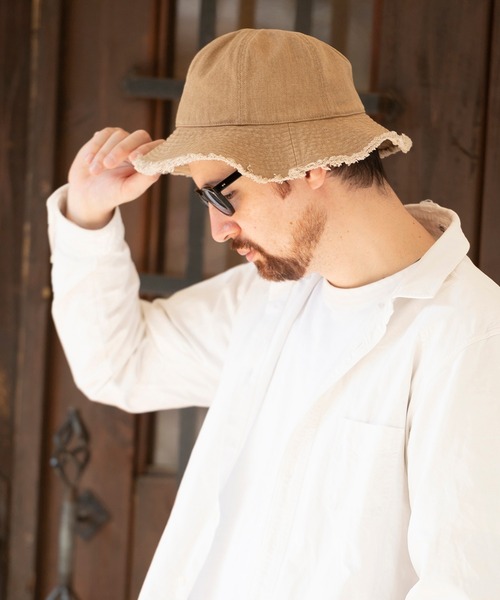 Mighty Shine（マイティシャイン）の「Fringe Bell Hat / フリンジベルハット/ MightyShine（ハット・メンズ・ベージュ/ブラック/カーキ/ネイビー・L/M）」の12枚目の写真