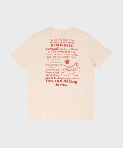 Carne Bollente（カルネボレンテ）の「【Carne Bollente/カルネボレンテ】THE EROSCOPE ARIES Tシャツ(牡羊座)（Tシャツ/カットソー・メンズ・ベージュ・M/S/L）」の5枚目の写真