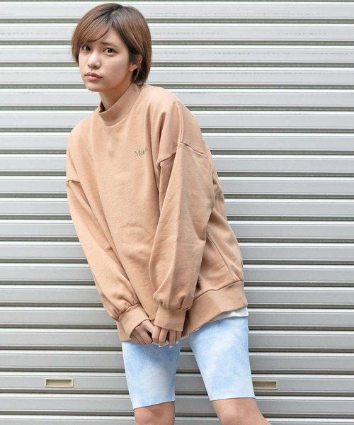 atmos pink（アトモスピンク）の「atmos pink タイダイ柄 バイカー パンツ（その他パンツ・レディース・グレー/イエロー/ブルー・FREE）」の3枚目の写真