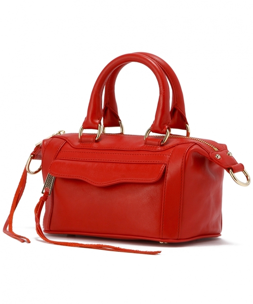 REBECCA MINKOFF(レベッカミンコフ)の「REBECCAMINKOFF MINI MAB/ REBECCA/M MINI MINI MAB(ボストンバッグ・レディース・ブラック/レッド・フリー)」の12枚目の写真