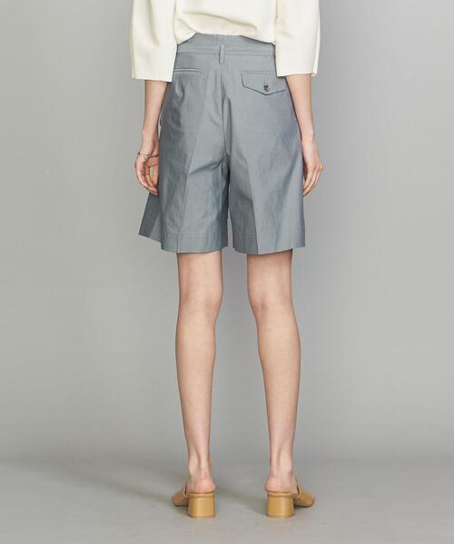 GROVE SEOUL（グローブソウル）の「＜GROVE SEOUL＞タックハーフパンツ（その他パンツ・レディース・オリーブ/ライトブルー・SMALL）」の5枚目の写真