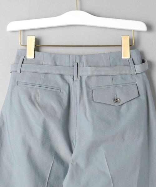 GROVE SEOUL（グローブソウル）の「＜GROVE SEOUL＞タックハーフパンツ（その他パンツ・レディース・オリーブ/ライトブルー・SMALL）」の9枚目の写真