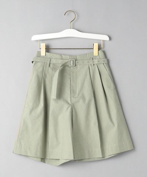 GROVE SEOUL（グローブソウル）の「＜GROVE SEOUL＞タックハーフパンツ（その他パンツ・レディース・オリーブ/ライトブルー・SMALL）」の14枚目の写真