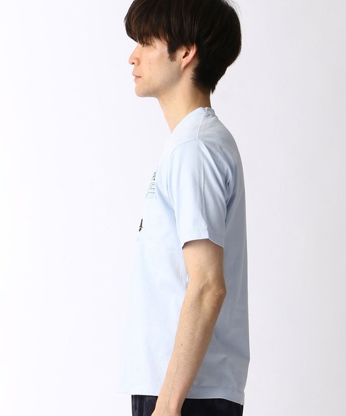 HIDEAWAYS NICOLE（ハイダウェイニコル）の「パッチワークロゴプリントTシャツ（Tシャツ/カットソー・メンズ・ピンク/ブラック/ネイビー/ホワイト/サックスブルー・MEDIUM/LARGE/X-LARGE）」の13枚目の写真