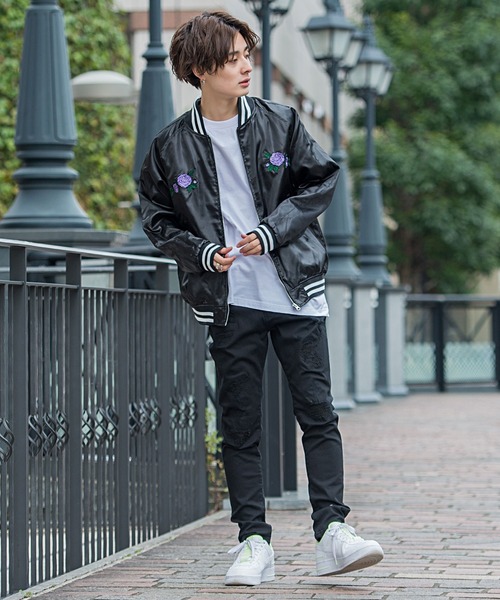 SILVER BULLET(シルバーバレット)の「『CavariA/キャバリア』バラ&虎刺繍スカジャン(スカジャン・メンズ・ブラック系その他/ブラック系その他2/ブラック系その他3/ブラック系その他4・M/L/XL)」の15枚目の写真