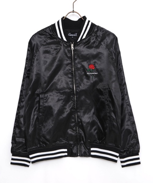 SILVER BULLET(シルバーバレット)の「『CavariA/キャバリア』バラ&虎刺繍スカジャン(スカジャン・メンズ・ブラック系その他/ブラック系その他2/ブラック系その他3/ブラック系その他4・M/L/XL)」の17枚目の写真