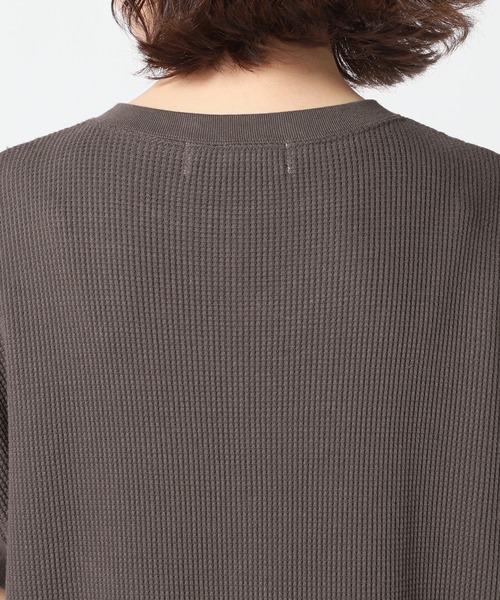 SLOBE citron.（スローブシトロン）の「SLOBE citron. ワッフルデザインワンピース【手洗い可能】◆（ワンピース・レディース・ナチュラル/グレー・FREE）」の8枚目の写真