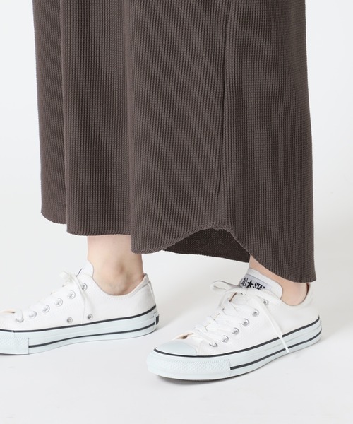 SLOBE citron.（スローブシトロン）の「SLOBE citron. ワッフルデザインワンピース【手洗い可能】◆（ワンピース・レディース・ナチュラル/グレー・FREE）」の12枚目の写真