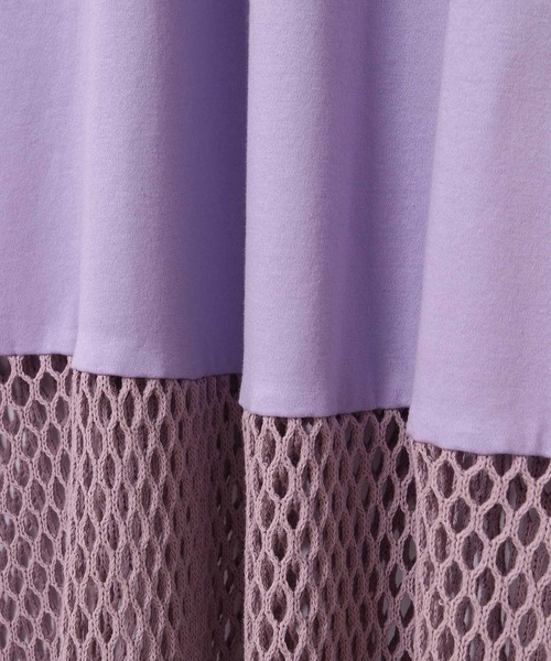 A PUPIL（アピューピル）の「【A PUPIL】メッシュノースリーブワンピース（ワンピース・レディース・ベージュ/ラベンダー・FREE）」の11枚目の写真