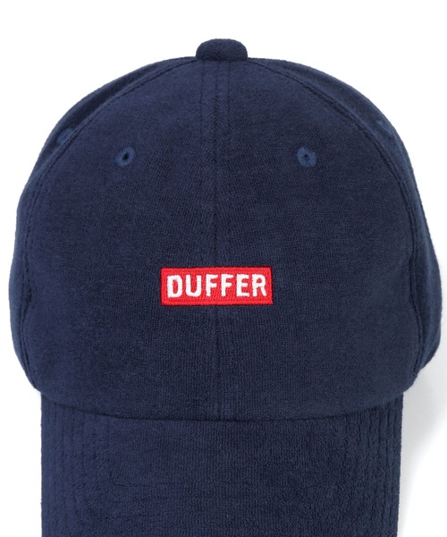 The DUFFER of ST.GEORGE(ザダファーオブセントジョージ)の「MINI PILE LOW CAP:パイル素材 ベースボールキャップ(キャップ・メンズ・ブラック/ネイビー・F)」の4枚目の写真