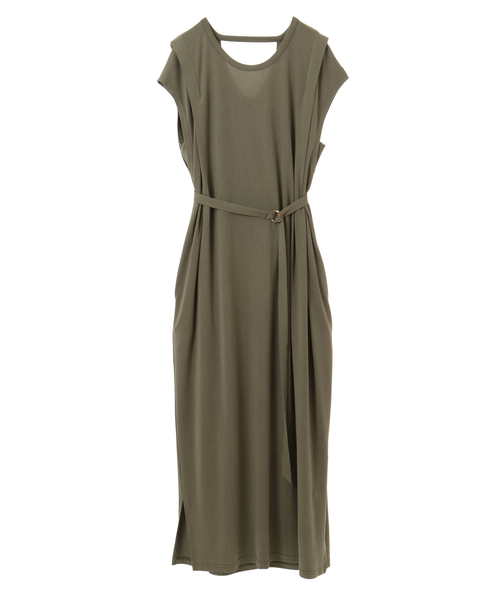 安心発送 Soffitto ソフィット のファッション ワンピース ドレス セール ワンピース Soffitto ソフィット のワンピース バックドレープカットソーワンピース A0517ua421 をセール価格で購入できます Alcali Soffitto バックドレープカットソー